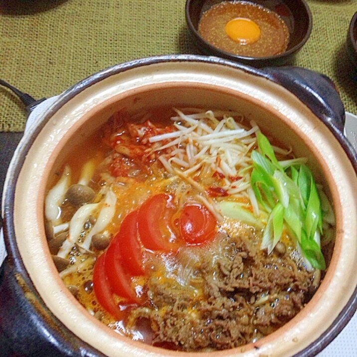 美味しいすぎる！！トマトの韓国風鍋